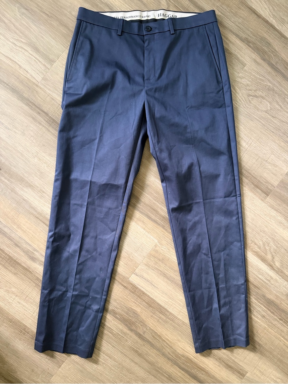 Haggar Men's Navy Blue Dress Pants
